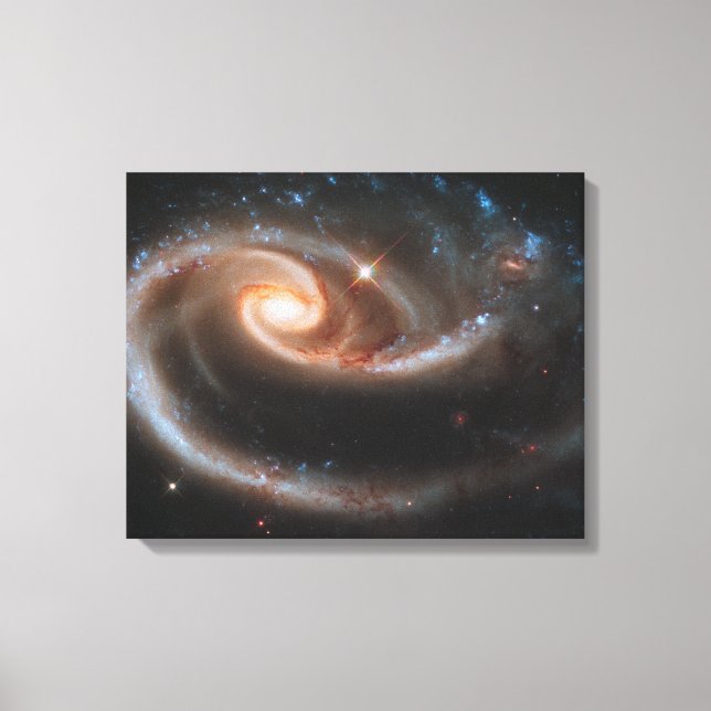 Rose Spiral Galaxies Wrapped Canvas (Front)