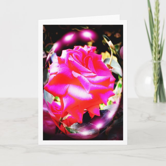 Rose spirits holiday card (Front)