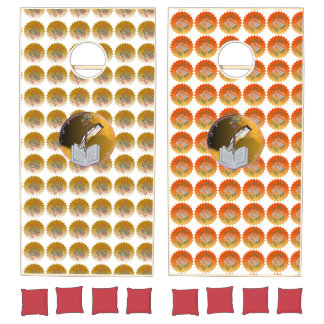 Rose stamp cornhole set