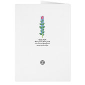 Rose Stem Card (Back)