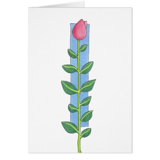 Rose Stem Card (Front)