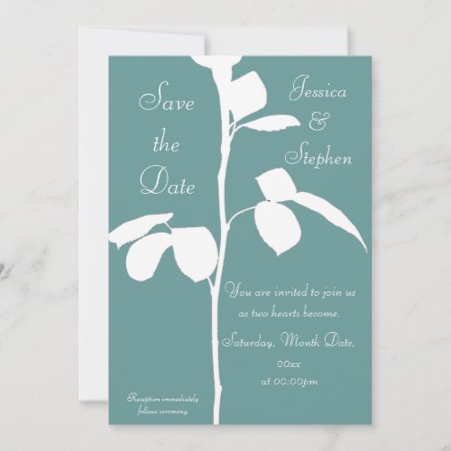 Rose Stem Personalized Invite