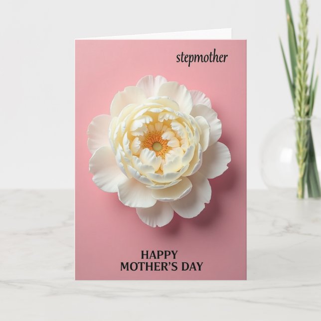 Rose Stepmothers Day Card (Front)