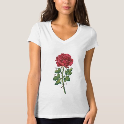 rose sticker T_Shirt