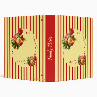 Rose Stripe Photo Album Binder