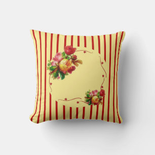 Rose Stripe Pillow