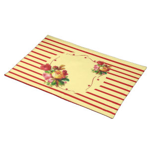 Rose Stripe Placemat