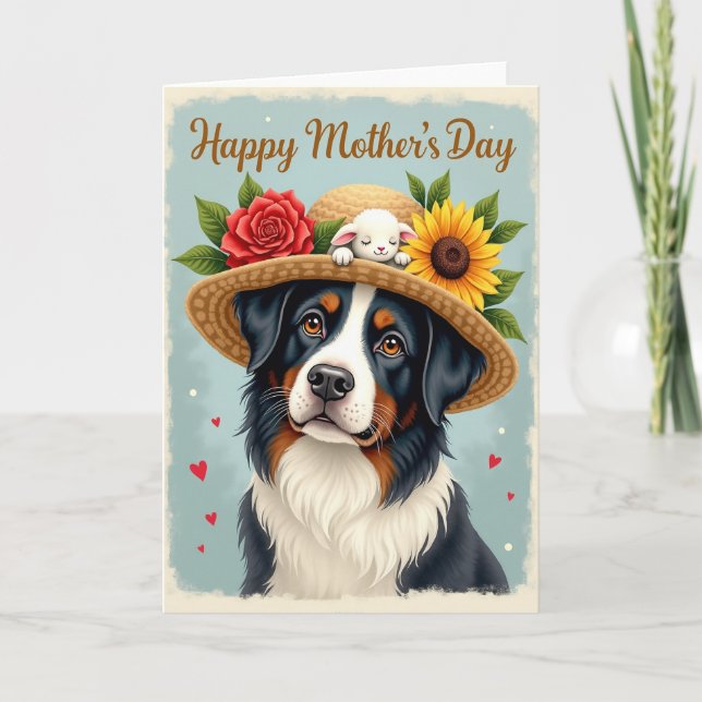 Rose Sunflower Mothers Day Card (Front)