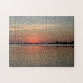 Rose Sunset Waters Jigsaw Puzzle