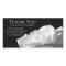 Rose Sympathy Thank You Memorial Photo Card