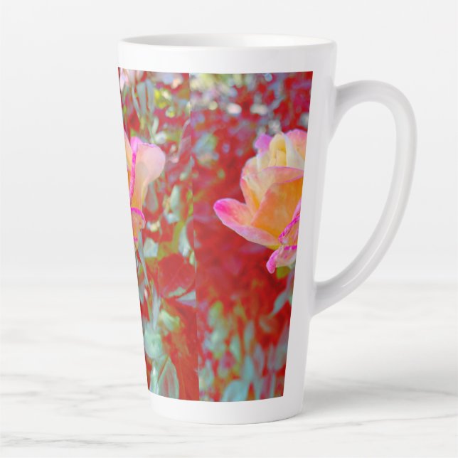 Rose Tall Latte Mug (Right)