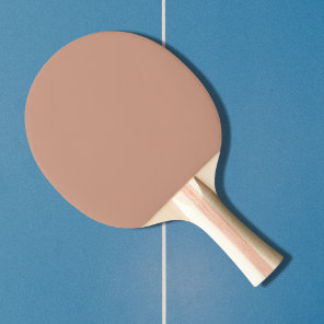 Rose Tan Solid Color Ping Pong Paddle