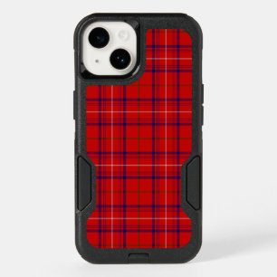 Rose tartan red blue plaid OtterBox iPhone 14 case