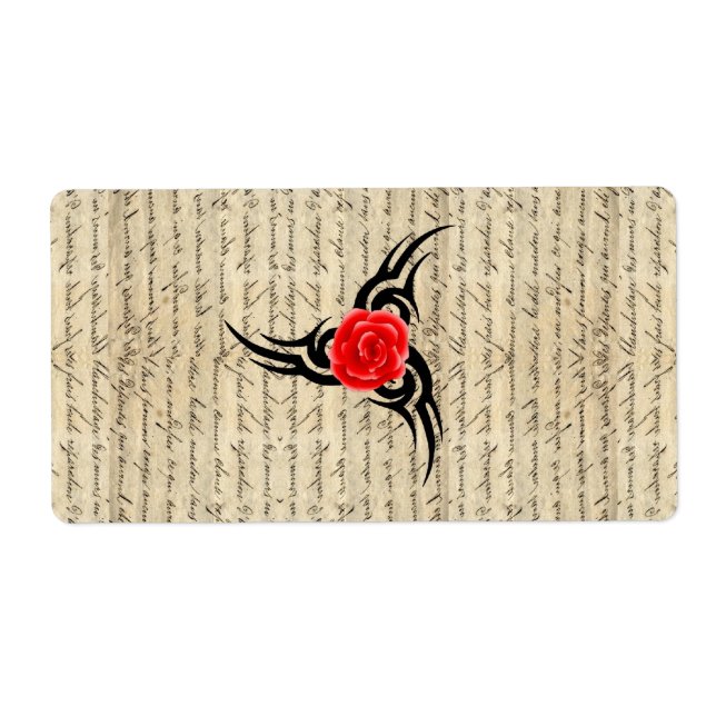 Rose Tattoo Label (Front)