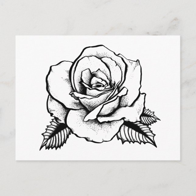 rose tattoo postcard (Front)