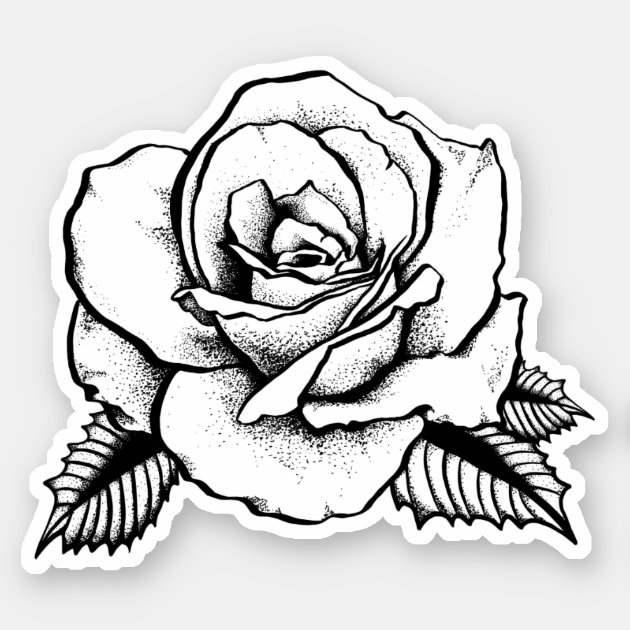 ROSE 2 Glitter Tattoo Stencils x6 by Faketoos  Face Paint Shop Australia