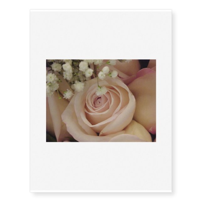Rose temporary tattoo (Front)