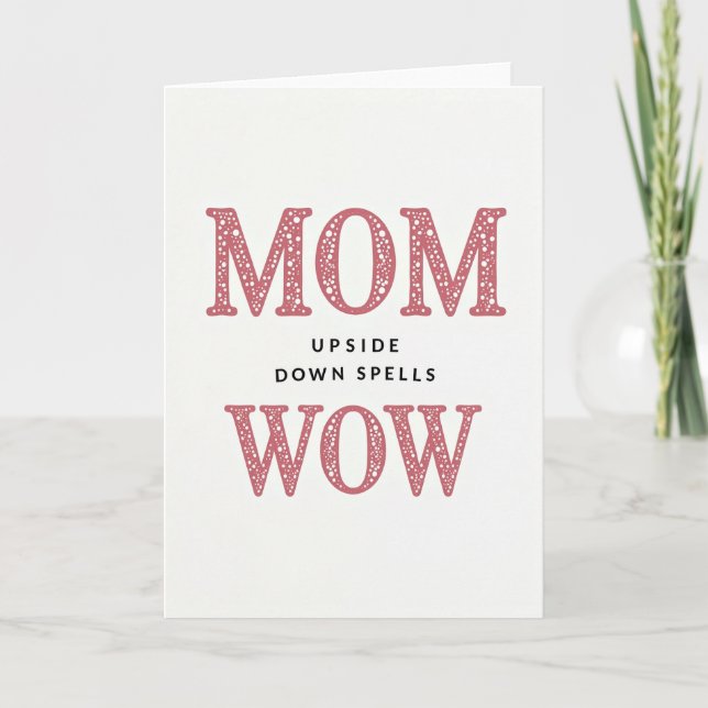 Rose Textured Mothers Day Card (Front)