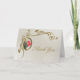 Rose Thank You Card