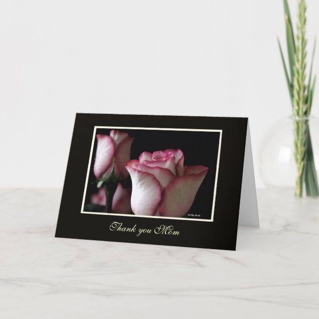 Rose Thank You Mom Cards (Front)