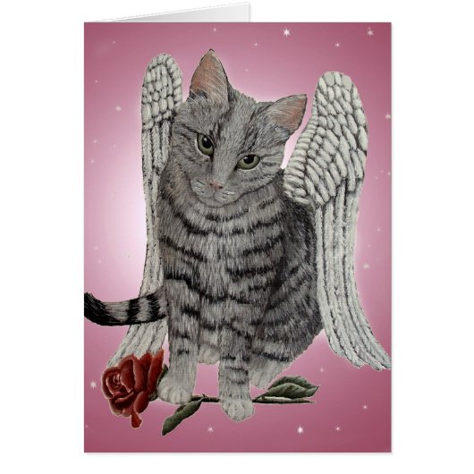 Rose, the Angel Cat Cards (Front)