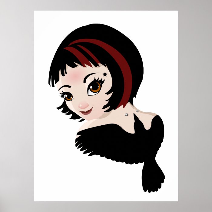 Rose the Tattooed Girl Print