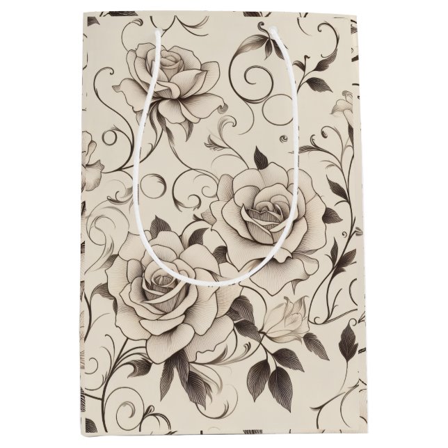 Rose themed Gift bag (Front)