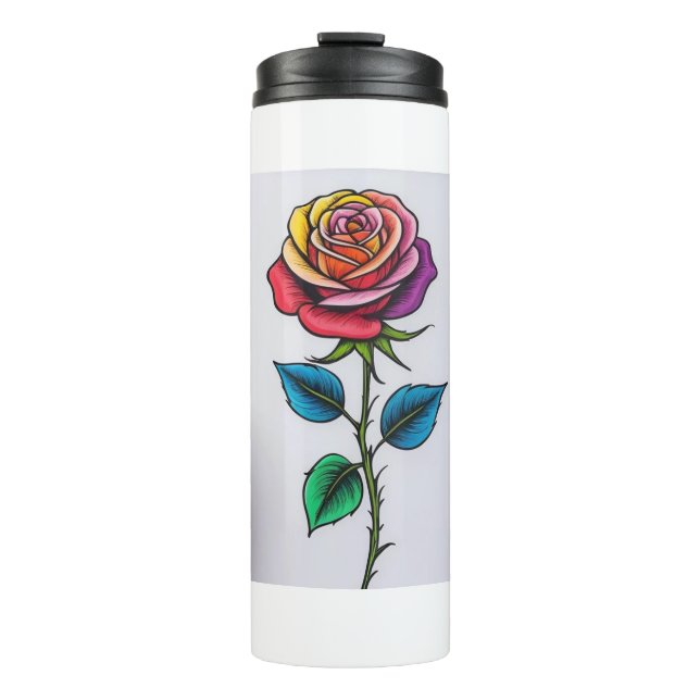 Rose Thermal Tumbler (Front)