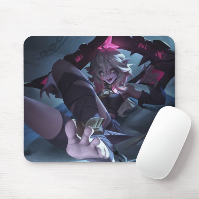 Rose Thorn Gaming Mousepad | Little Fury Monster (With Mouse)