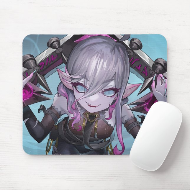 Rose Thorn Gaming Mousepad | Little Fury Monster (With Mouse)