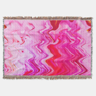 Rose Colored Throw Blankets | Zazzle