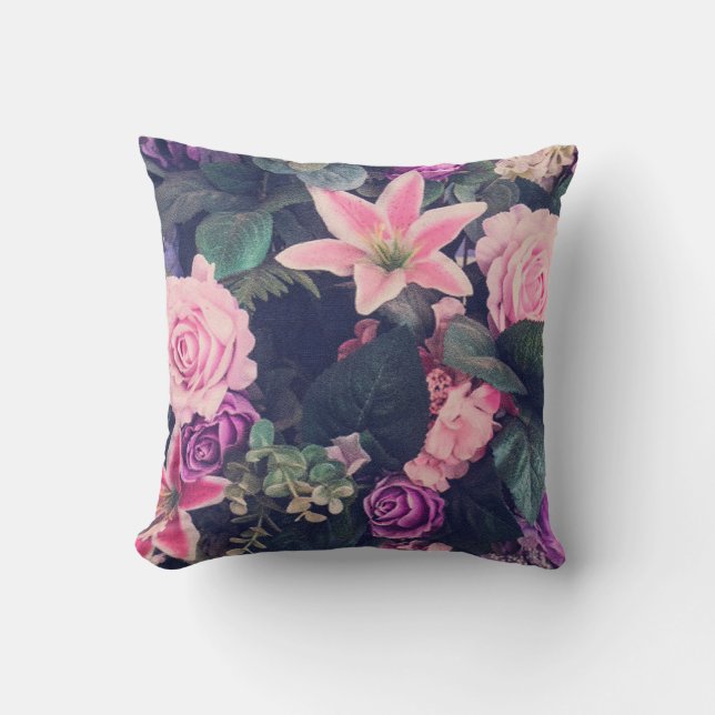 Rose Throw Pillow (Front)