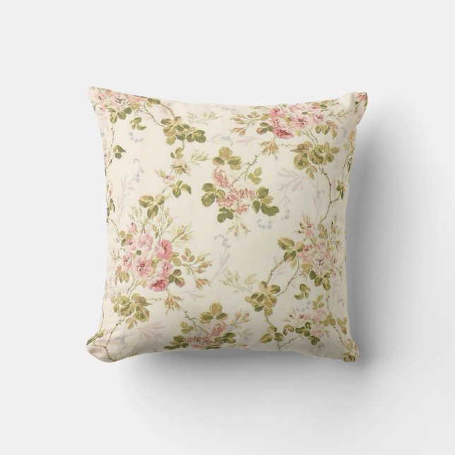 Rose Throw Pillow (Front)