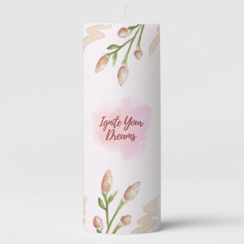 Rose_Tinted Reverie Pillar Candle