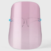 Rose to Pink Tinted Gradient Face Shield (Front)