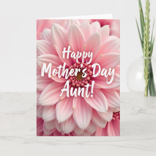 Rose Tone Mothers Day Card (Front)