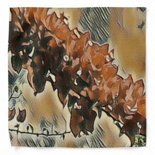 Rose Tree Art Bandana