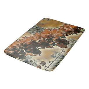 Rose Tree Art Bath Mat