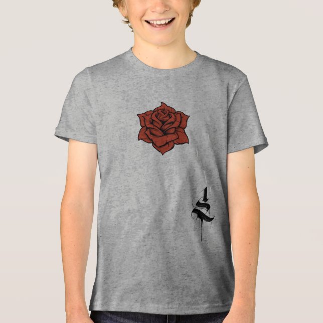 rose Tri-Blend shirt (Front)