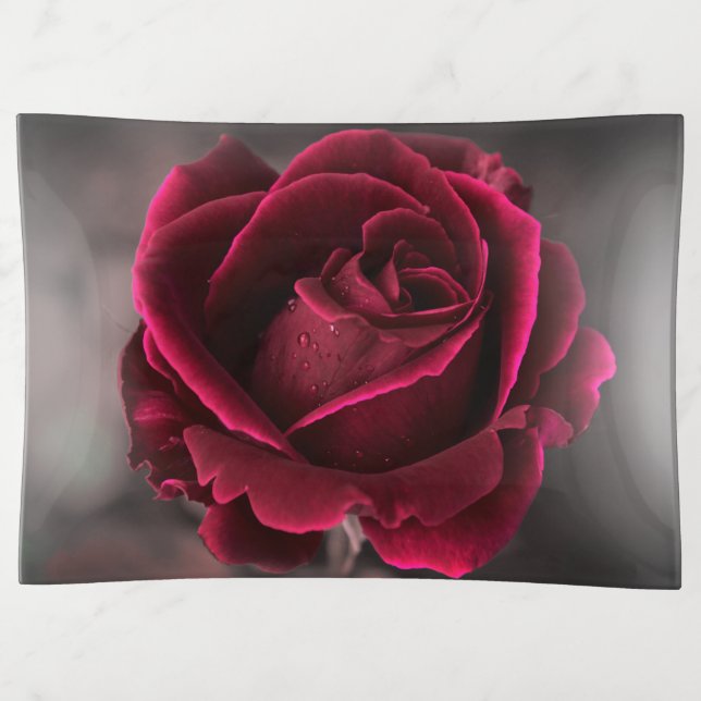 Rose Trinket Tray (Front)