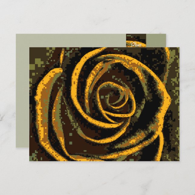 Rose VI Postcard Template (Front/Back)
