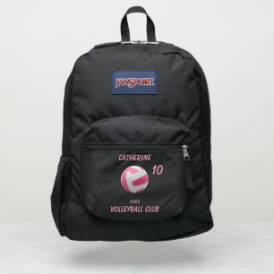 rose volleyball player backpack number name & club
