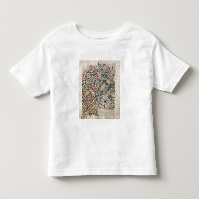 'Rose' wallpaper design (pencil and w/c on paper) Toddler T-shirt (Front)