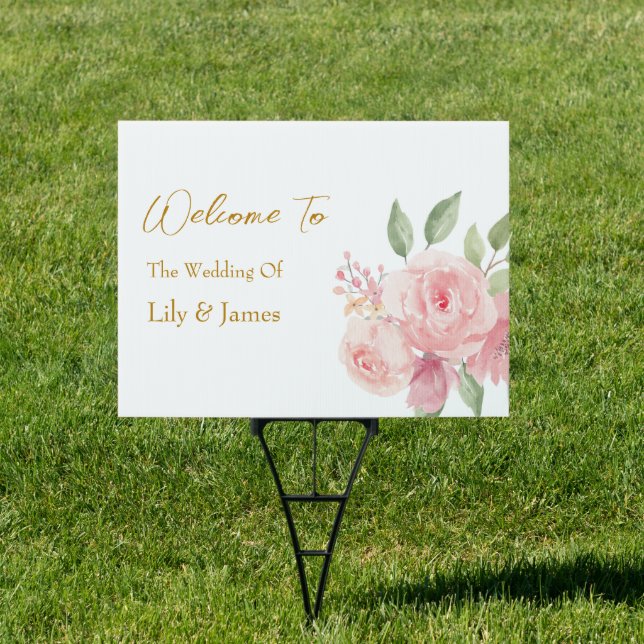 ROSE Watercolor Sign (Insitu)