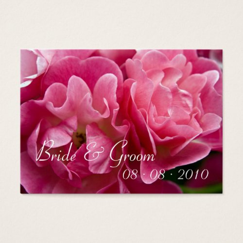 Rose :: Wedding Favor Tag Business Card Templates