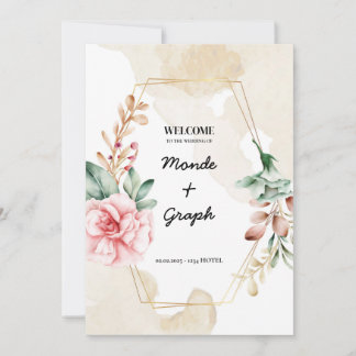 Rose Wedding Invitations Art