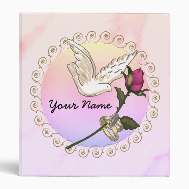  Rose Wedding Rings binders (Front)