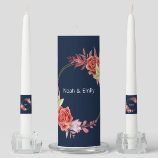 Rose Wedding   Unity Candle Set
