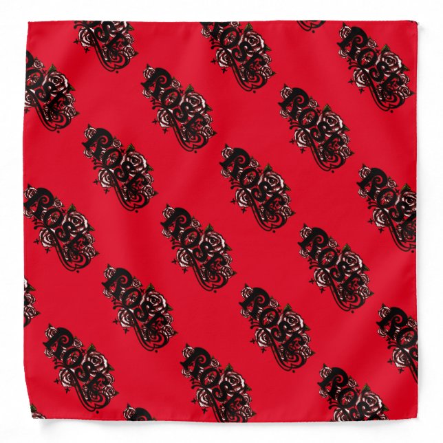 ROSE White Bandana (Front)