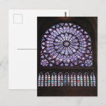 Rose Window at Cathedral of Notre Dame Postcard
